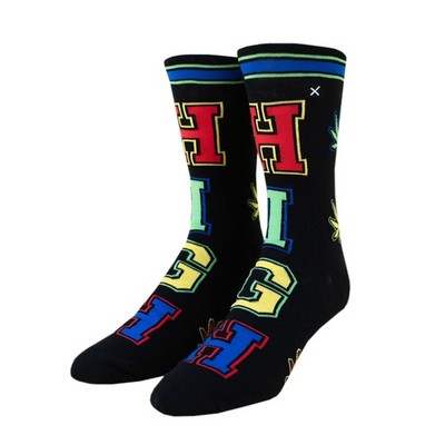 Odd Sox High Letterman - Kaash Paige Funny Novelty Socks Adult Large