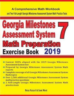 Georgia Milestones Assessment System 7 Math Preparation Exercise Book: A