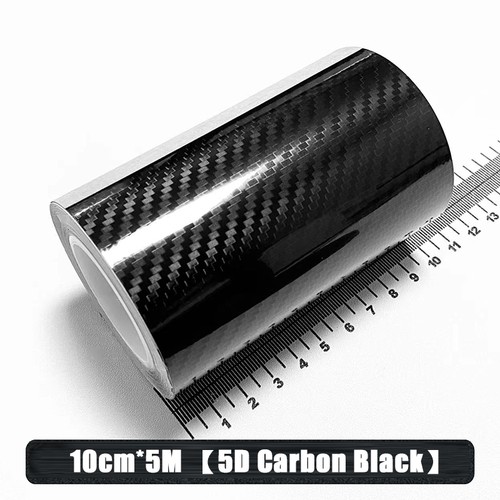5M Zierstreifen Carbon Schwarz Auto Aufkleber Sticker Tuning Dekorstreifen Scuff - Picture 51 of 61