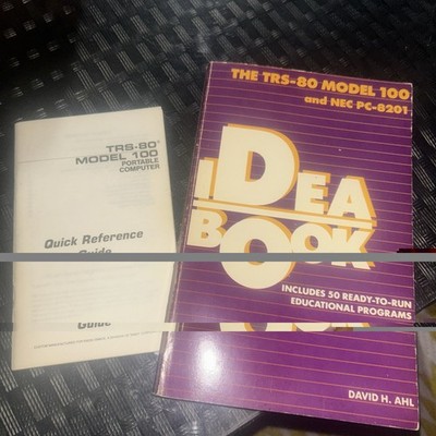 The Model 100 & PC- 8201 Ideabook by Ahl, David H.; Kaneshiro, Wayne  1983