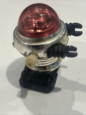 Vintage 1977 Tomy RED Head BLACK Feet Silver Body Rascal Robots Wind Up Robbie