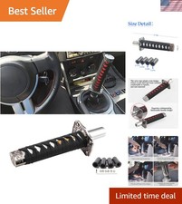 6 Inch Samurai Sword Shift Knob With 4 Adapters Blackwhite