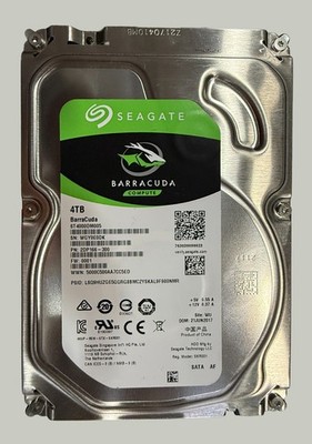 Seagate BarraCuda ST4000DM005 4TB SATA 6Gb/s 3.5'' Internal Hard Drive HDD