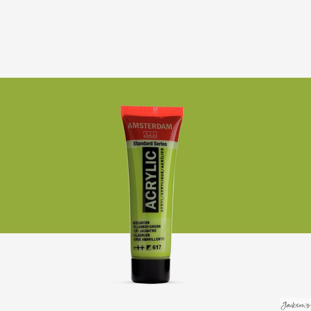 Royal Talens Amsterdam Standard Acrylic Paint 20ml Tube Yellowish Green
