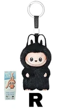 POP MART Labubu V4 The Monsters Pin For Love Alphabet Plush Pendant - Letter R