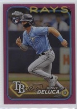 2024 Topps Chrome Pink Refractor Jonny Deluca #163 2l4