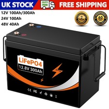 Batteria al litio 300Ah 12V 24V 48V LiFePO4 celle solari motore trolling golf buggy