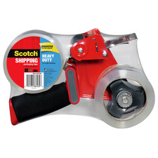 Scotch Heavy Duty Shipping Packaging Tape Dispenser 2 Rolls of Tape Included