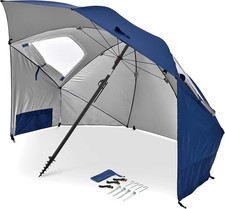 Sport-Brella Premiere , Multi-purpose Sun Umbrella,Blue, 8ft/244cm, 0014