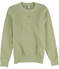 Reebok Womens Classic Natural Dye Crew Sweatshirt, Green, Small
