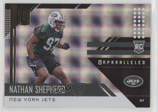2018 Panini Unparalleled Rookie Superplaid 43/150 Nathan Shepherd #281 o9o