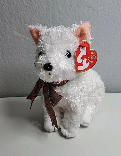 Ty Beanie Baby - KIRBY Retired West Highland Terrier Dog 5.5" (Vintage 2001) New