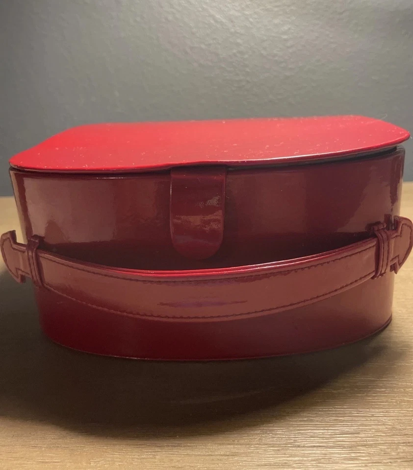 Estuche de Maquillaje Nordstrom Rojo Tren Viajero 8.5"x 7.5"x 4" Cierre Magnético Foto 2 de 4