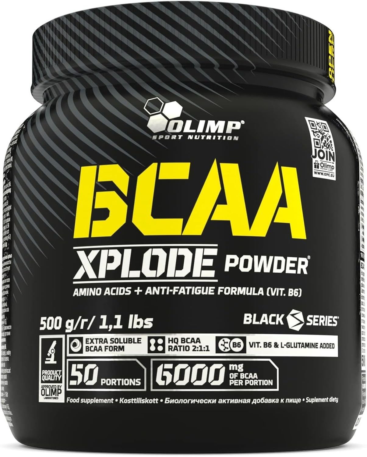 BCAA Xplode Powder 500g Cola Amino Acid Energy Supplement with L-Glutamine - Image 2