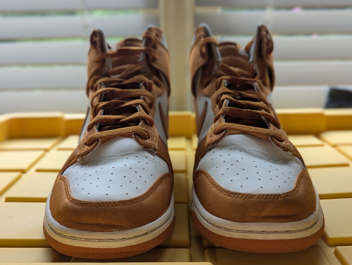 Nike Dunk Hi Retro SE Unisex Shoes Size 12  Monarch / Monarch / Sail No Box View 3