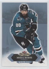 2016-17 Upper Deck Fleer Showcase White Hot 25/25 Brent Burns #100 00pm