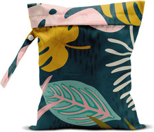 Wet Bag, Wet Dry Bag, Wet Bag for Swimsuit, Trave, Beach, Poo, Diapers, Dirty...