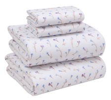 Flannel Sheets Queen Size - 100 Cotton Double Brushed Bed Sheets, Deep Pocke...