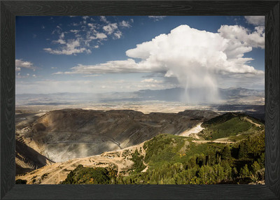 The Bingham Canyon Copper Mine, nur gerahmtes Wandbild Poster Leinwanddruck Bild