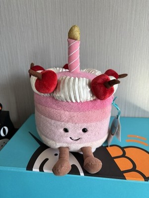 Jellycat Harrods Cheryl Kirschkuchen Brandneu mit Etikett nur ausgestellt neu mit Etikett
