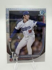 2025 Bowman - Yoshinobu Yamamoto #18 Chrome Mojo Refractor for