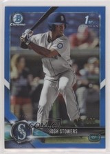 2018 Bowman Draft Chrome Blue Refractor /150 Josh Stowers #BDC-190 0x1