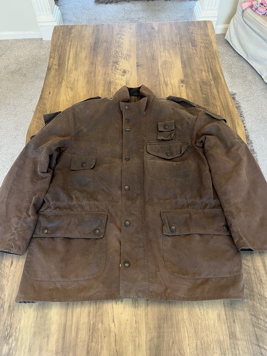 Barbour A551 Cowen Commando Wax Jacket, Rare Military C46/117cm