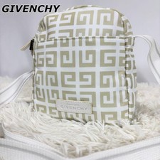 GIVENCHY Borsa a tracolla Borsa 4G Nylon Bianco Beige Autentica