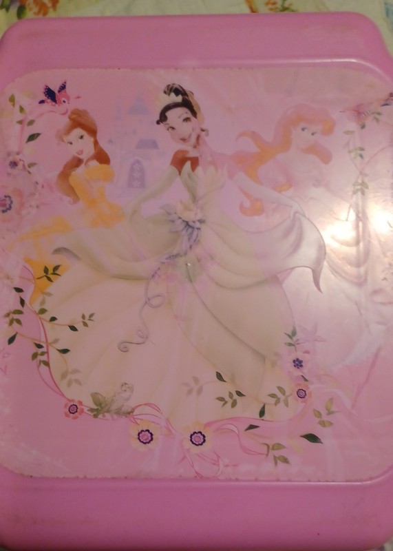 Disney Princess Pink Plastic Toddler Stool