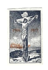 Vignette militaire delandre - Patriotique - 1914 1917 - Christ