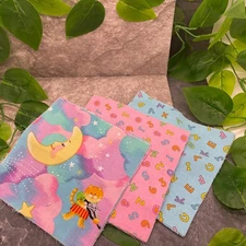 24 PC 5 Inch Quilting Fabric Charm Pack 3 Designs 8 Each New Free Ship 5FS1674