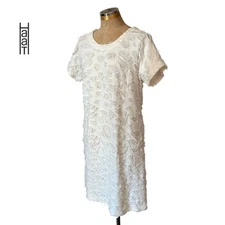 Issey Miyake Haat Perforated Design One Piece Dress 2 Sizes Unique Style