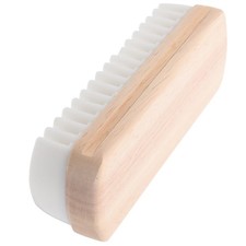 Soft Bristle Shoe Cleaning Brush Suede Wood Handle Portable Cleaning Brush