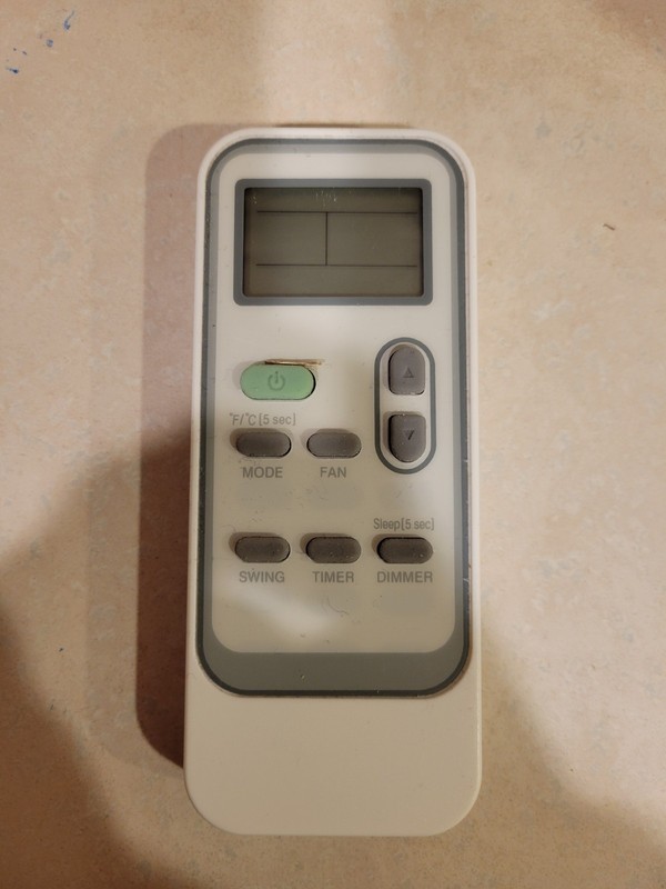 Hisense Air Conditioner Remote