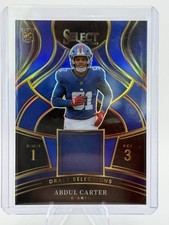 2025 Panini Select - Draft Selections Memorabilia Abdul Carter Prizm #DCM-ACR⭐️