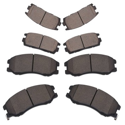 Front &Rear Brake Ceramic Pads Fits Chevy Equinox Captiva Sport Torrent Vue XL-7