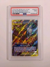 Pokémon TCG - Moltres, Zapdos & Articuno GX PSA 9 Mint - SM210 Black Star Promo 