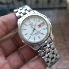 RARE SEIKO 5 SUPERIOR SKZ023 Whirlpool Dial White Automatic 7S36-0030 Vintage