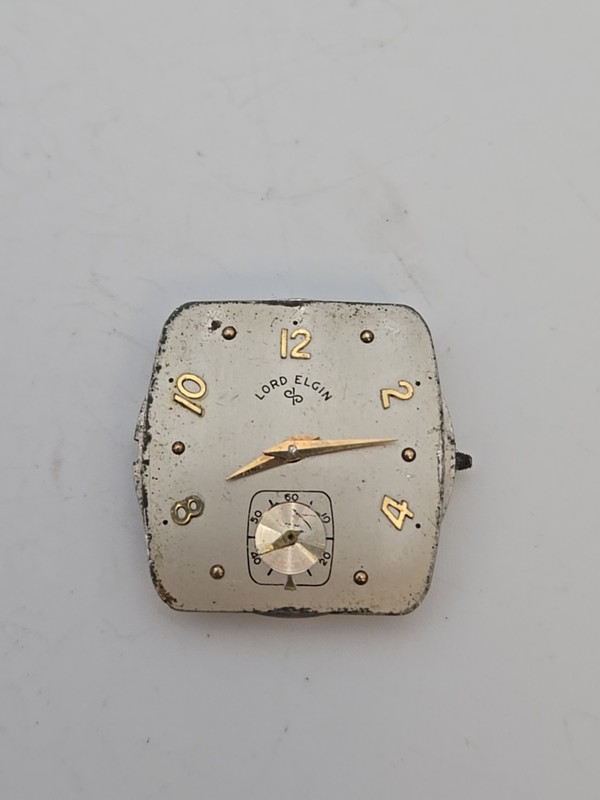 Vintage Lord Elgin 23mm Manual Dial & Movement 