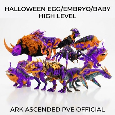 HALLOWEEN Collection High Status - Ark Survival Ascended PVE Official Crossplay