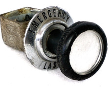 ORIGINAL 67-72 FORD F100 F250 CAMIÓN INTERMITENTE EMERGENCIA INTERRUPTOR PERILLA BISEL, CROMO:)