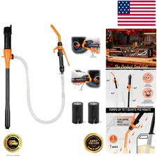 Dual Battery Electric Fuel Transfer Pump – Fast & Reliable 2.2 GPM Siphon