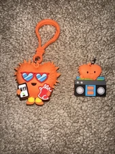 New Kids Heart Challenge 2023 Beat Character Keychain Orange Plus Mini Charm