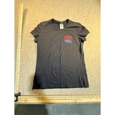 Harley Davidson Las Vegas Nevada Graphic T-Shirt Womens XL Black Cotton Tee