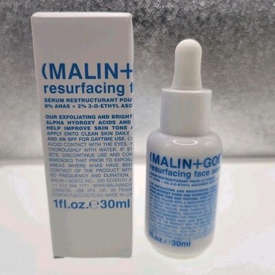 Malin + Goetz Resurfacing Serum Vitamin C- FULL SIZE 1 oz/30 mL Brand New in Box