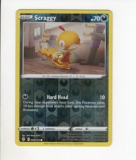 SCRAGGY EVOLVING SKIES REVERSE HOLOFOIL POKEMON CARD 098/203 NM/M