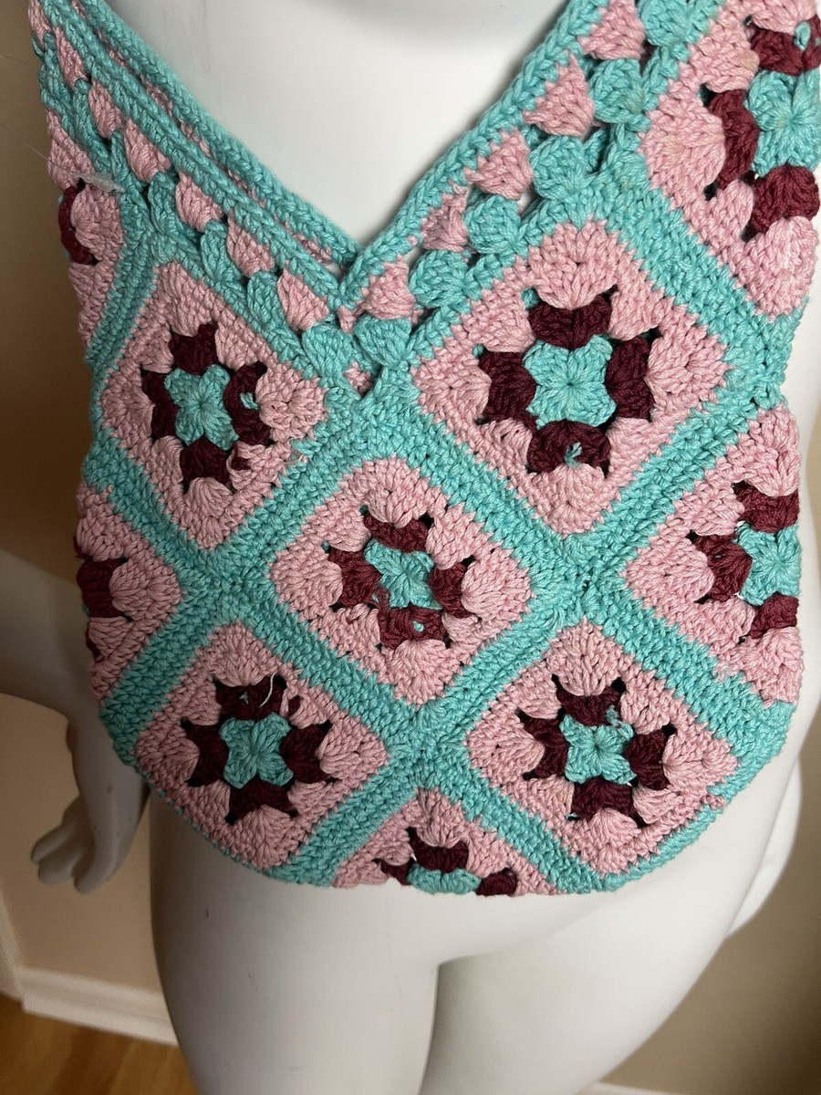 Urban Outfitters Lara Crochet Granny Square Teardrop  Urban Outfitters Lara Crochet Granny Square Shoulder Bag NEW main image 0