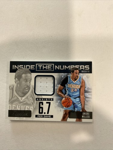 ANDRE MILLER 2012-13 Panini Prestige Inside the Numbers Prime Jersey Relic🏀♨️F - Picture 2 of 4