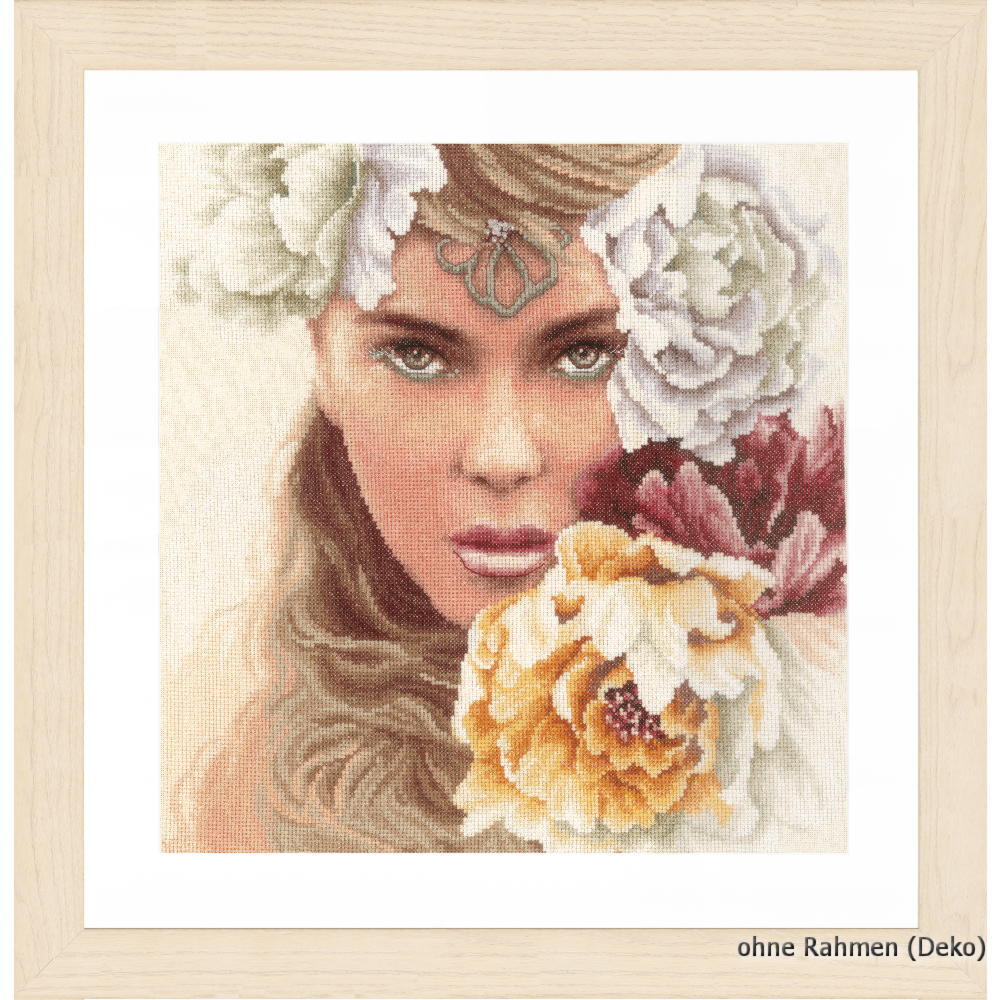 Lanarte cross stitch kit portrait, counted, DIY