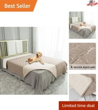 Soft Reversible Dog Bed Cover - Waterproof, Sandproof Blanket for Pets - 82x102